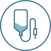 IV infusion bag icon